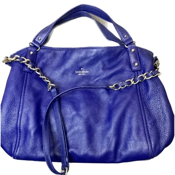 π DEEP BLUE KATE SPADE PURSE - Picture 1 of 3
